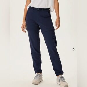 Outdoor Voices RecTrek Zip-Off Pant - Hiking Pant Navy